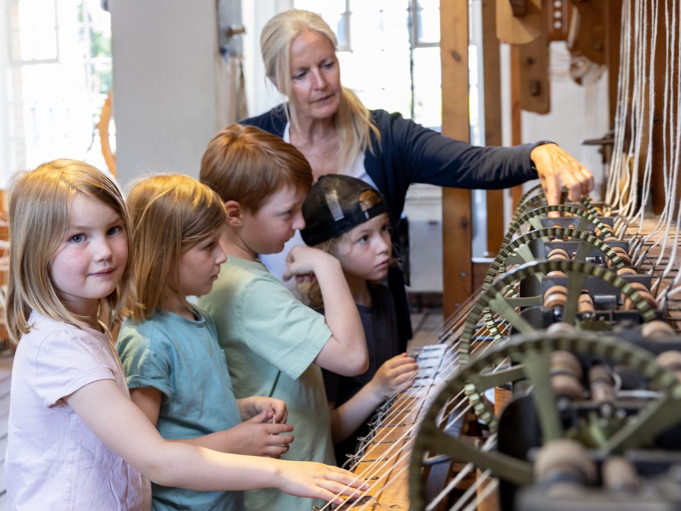 Baumwolle spinnen - LVR-Industriemuseum Textilfabrik Cromford