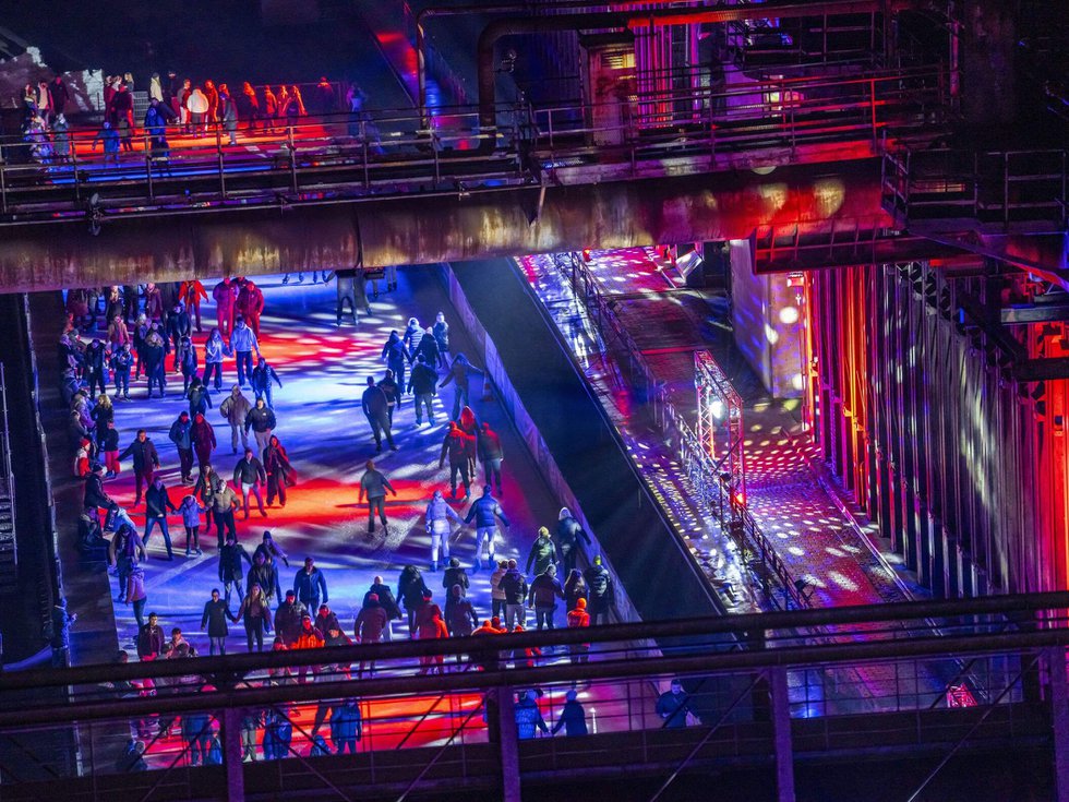 Eisdisco auf Zollverein