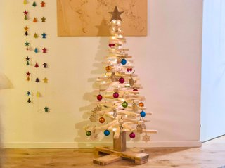 Weihnachtsbaum-Alternativen, DIY Holz