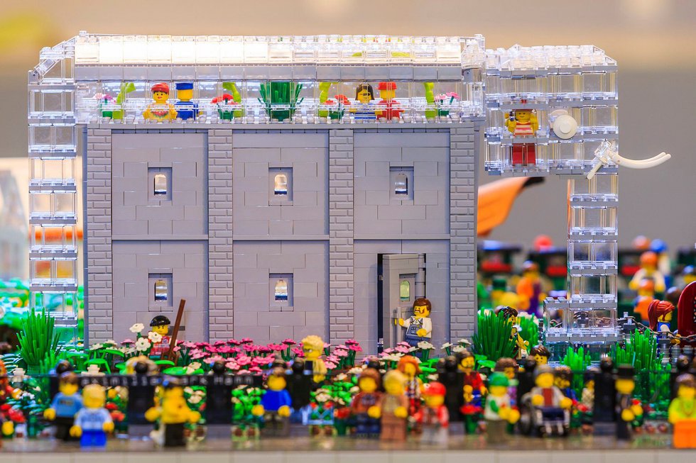 Lego Fanausstellung, Maxipark Hamm, Glaselefant