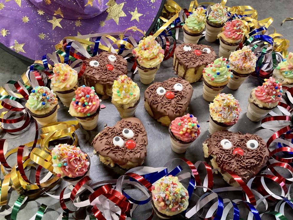 Monstergute Karnevals-Muffins