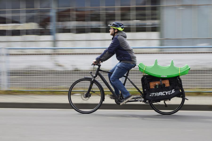Verlängerter Gepäckträger für Fahrrad und E-Bike